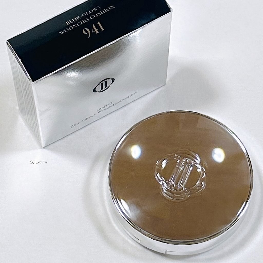 ブラーグローイクッション/Dinto/クッションファンデーションを使ったクチコミ(6枚目)