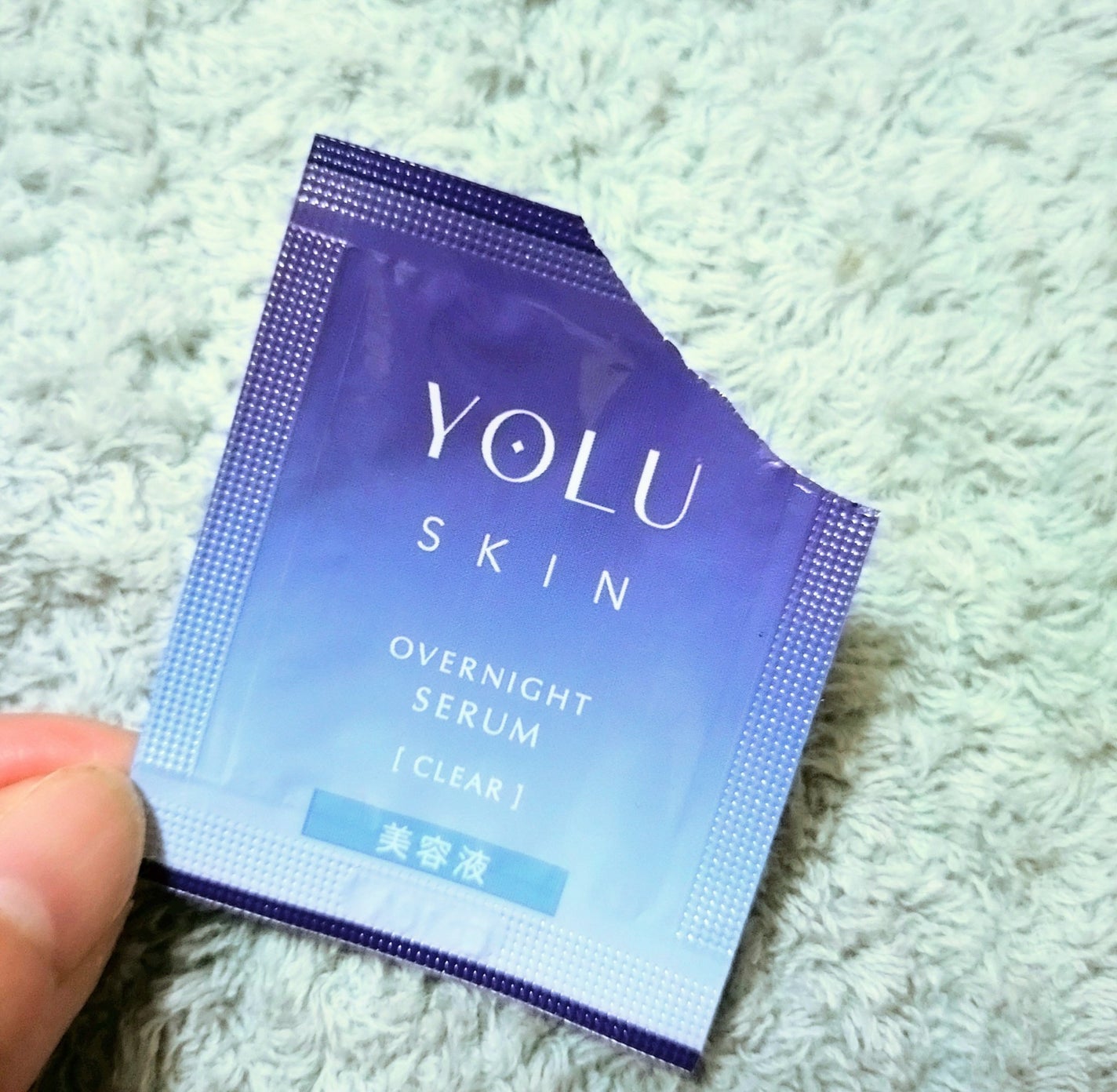 ヨル スキン オーバーナイトセラム クリア/YOLU/美容液を使ったクチコミ(1枚目)