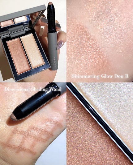 THREE シマリング グロー デュオ R/THREE/クリームハイライトを使ったクチコミ(1枚目)