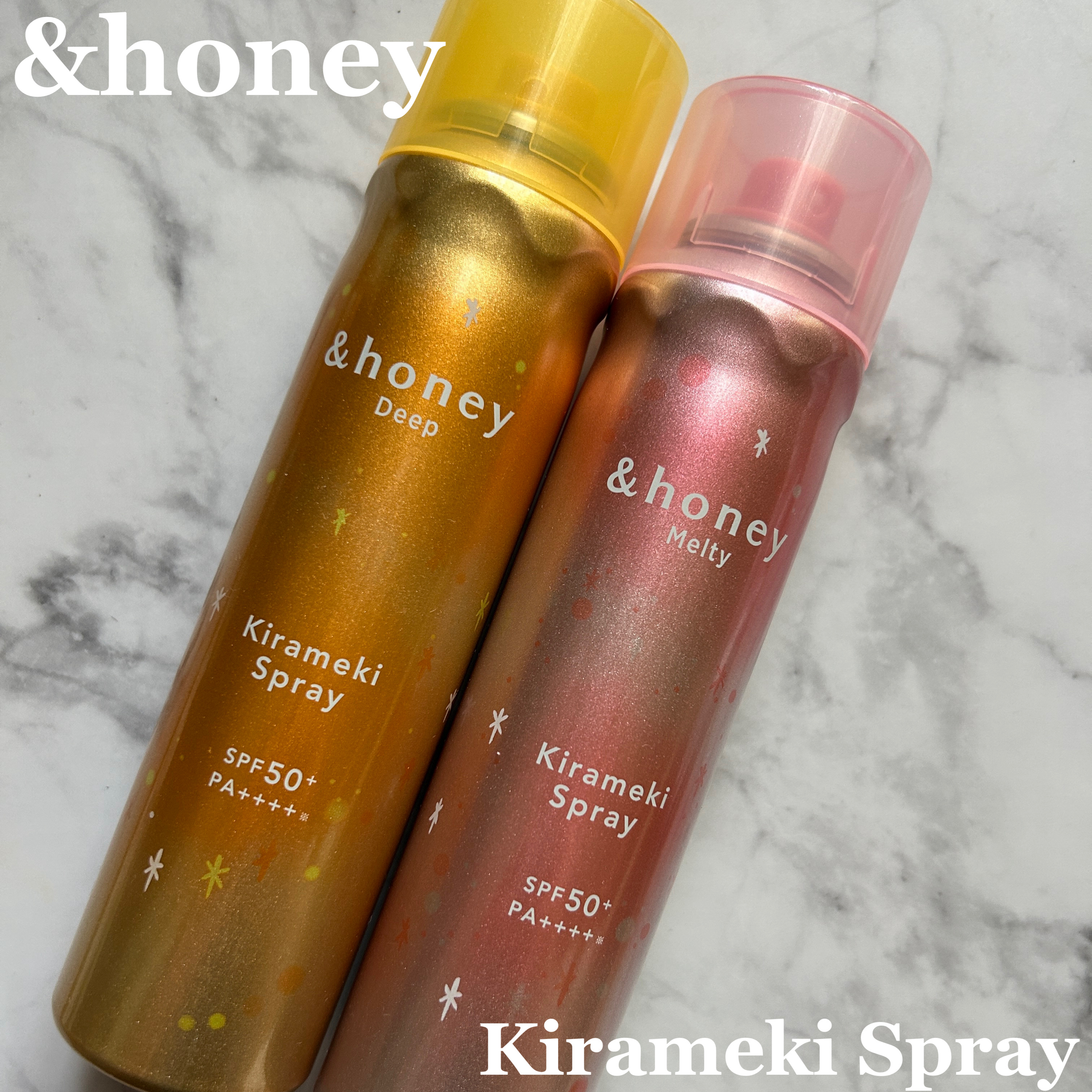  アンドハニー　メルティ　モイストリペア　キラメキスプレー 100g/&honey/ヘアスプレーを使ったクチコミ（1枚目）