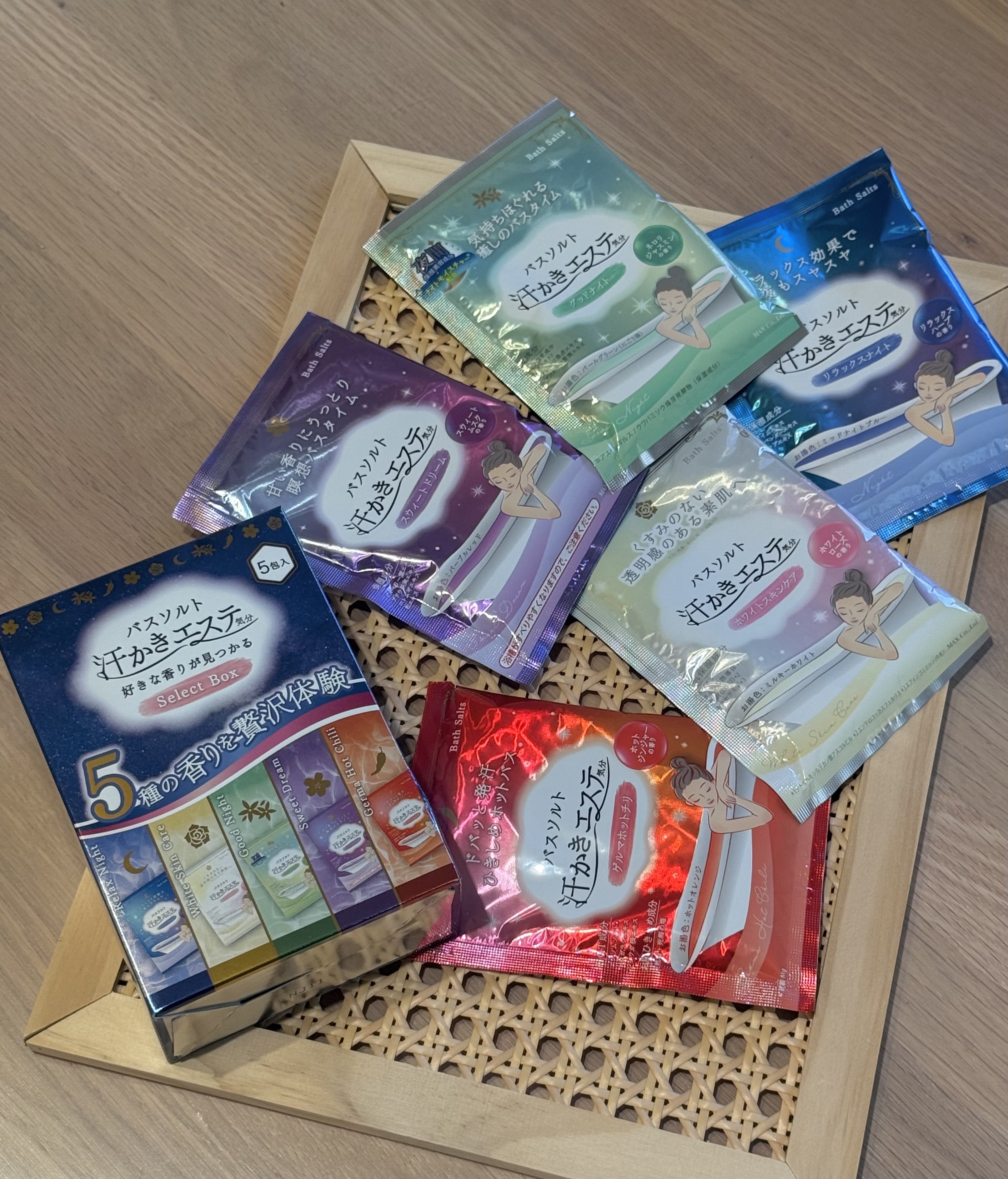 汗かきエステ気分 リラックスナイト 分包 35g/マックス/無機塩系入浴剤を使ったクチコミ（1枚目）