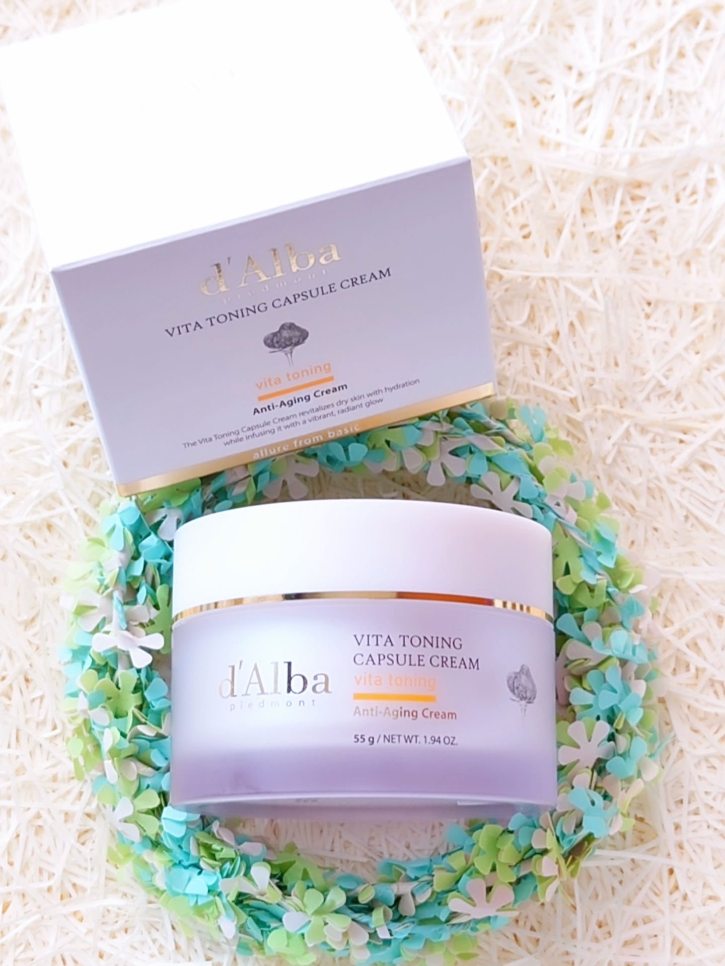 ビタトーニングカプセルクリーム/ダルバ/フェイスクリームを使ったクチコミ（1枚目）