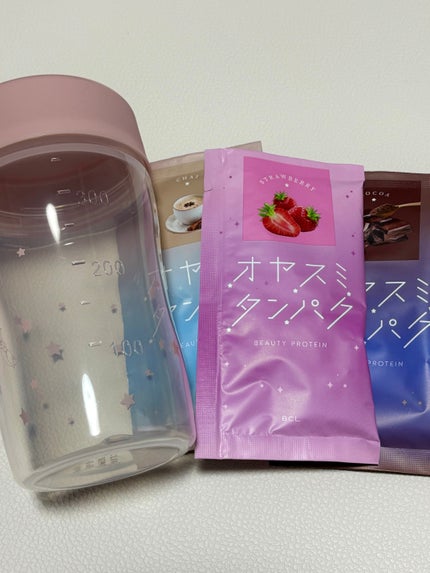 オヤスミタンパク シェーカーアソートセット/オヤスミタンパク/その他キットセットを使ったクチコミ(1枚目)
