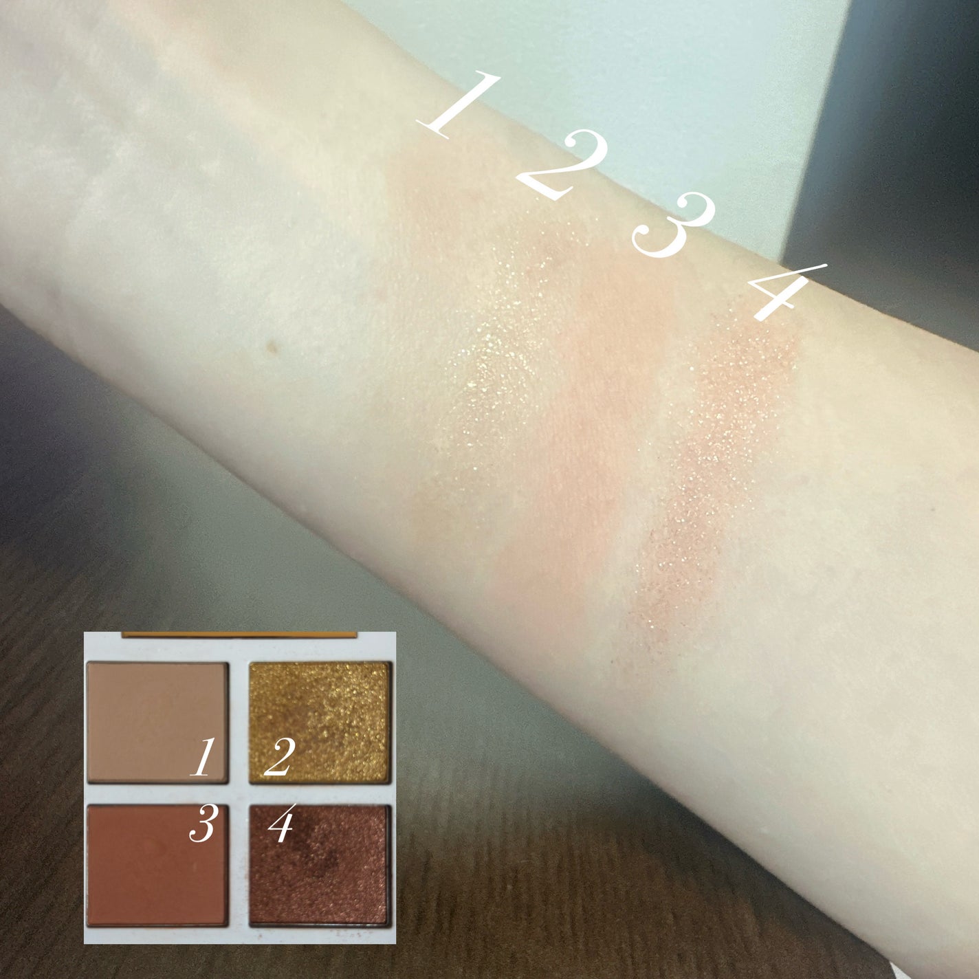 ソレイユ ドゥ フ アイ カラー クォード/TOM FORD BEAUTY/アイシャドウパレットを使ったクチコミ(4枚目)