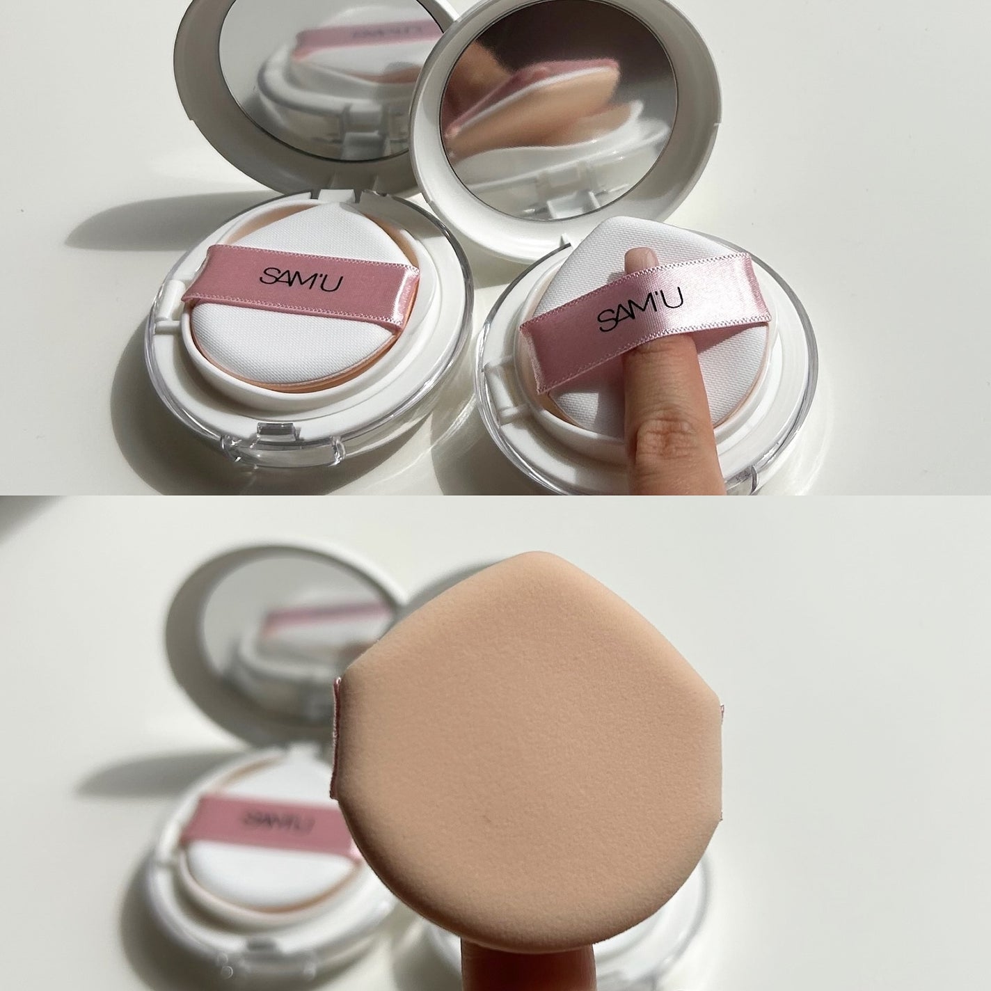 センシティブピュア&ピュアクッション/SAM'U/クッションファンデーションを使ったクチコミ(4枚目)