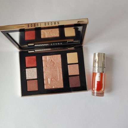 BOBBI BROWN リュクス アイ & チーク パレットのクチコミ「#今日のメイク
今日はボビイブラウンでメイク。
✔①から③の手順でメイクしました。
①上.....」(1枚目)