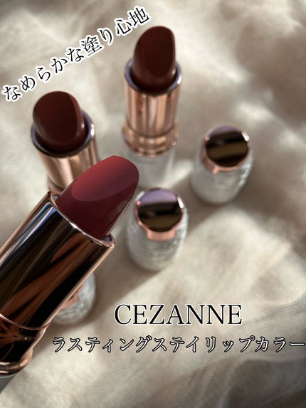 ラスティングステイリップカラー/CEZANNE/口紅・グロス・リップライナー・リップケアを使ったクチコミ(1枚目)