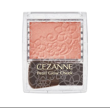 CEZANNE パールグロウチークのクチコミ「おすすめのパウダーチーク!!︎
ラメが入っていて可愛すぎる!!✨️︎💕︎
#プチプラコスメ.....」(1枚目)