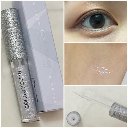 パールブリー アイグリッター トライアングル/BLACK ROUGE/グリッターを使ったクチコミ(5枚目)