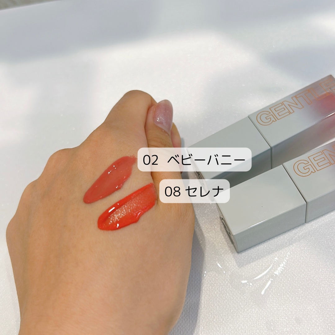 ジェントルキスグロウティント/Tooq/リップティントを使ったクチコミ（2枚目）