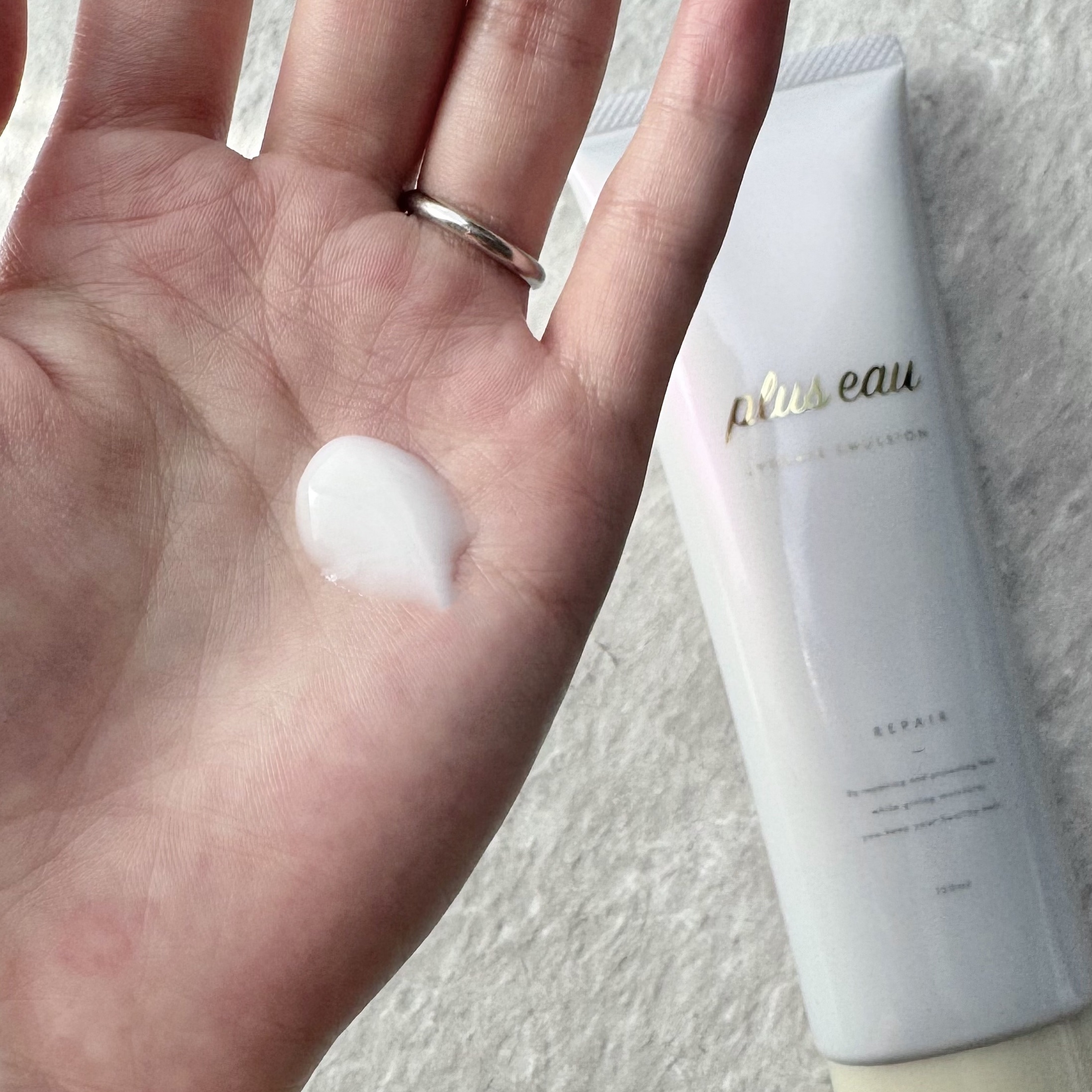 プリュスオー リポアエマルジョン/plus eau/アウトバストリートメントを使ったクチコミ（2枚目）