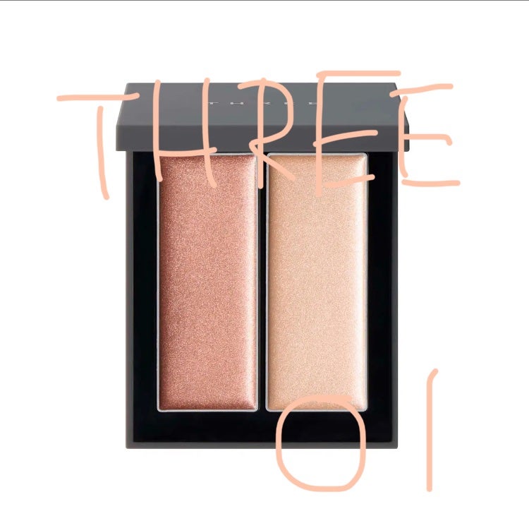 THREE シマリング グロー デュオ R/THREE/クリームハイライトを使ったクチコミ(1枚目)