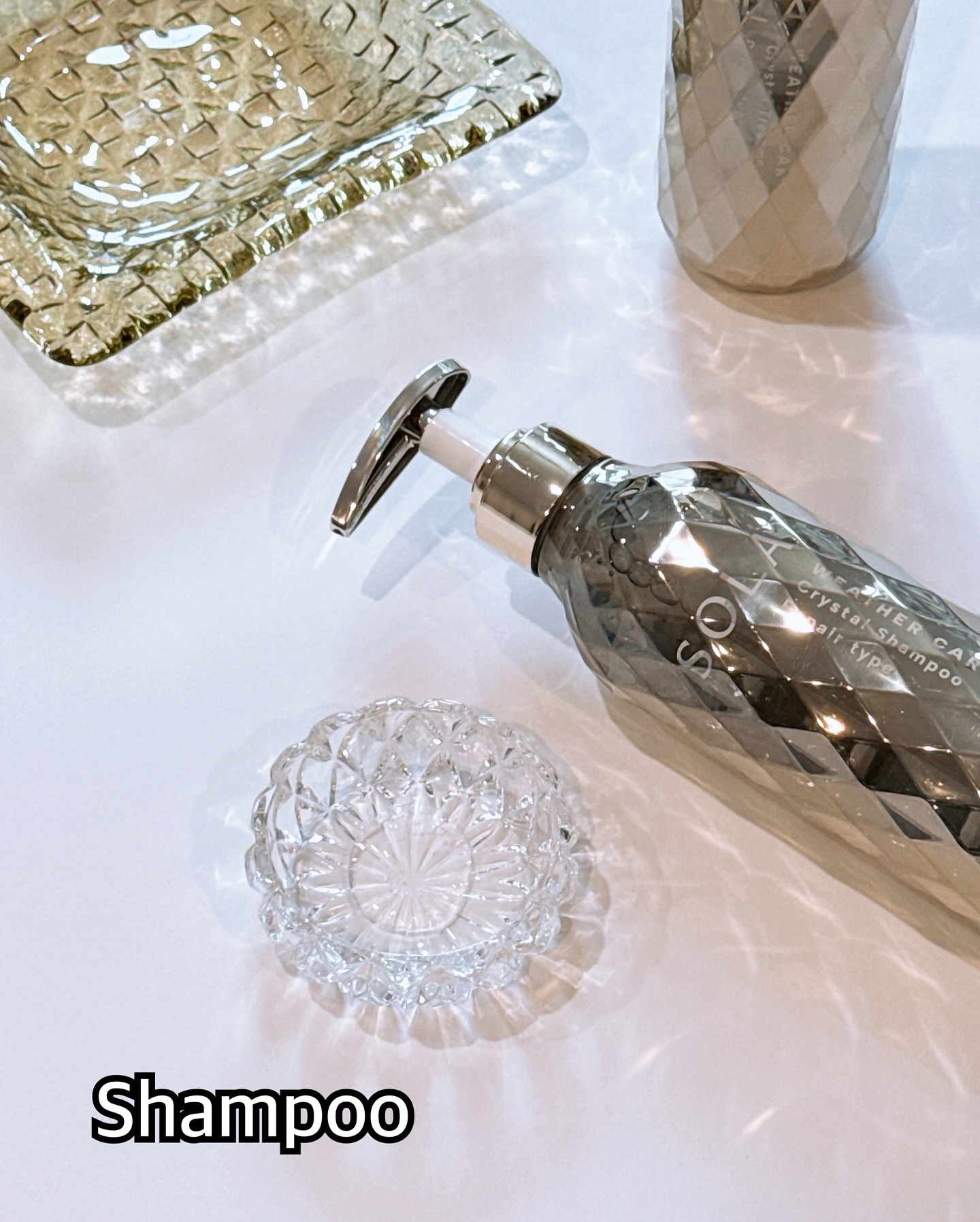 ソラ ウェザーケア クリスタル シャンプー/ヘアトリートメント リペアタイプ/SOLA WEATHER CARE/市販シャンプーを使ったクチコミ（2枚目）