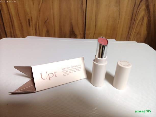 Upt WATERY SHEER LIP  05 rosy dew（ロージーデュー）/Upt/口紅を使ったクチコミ（3枚目）