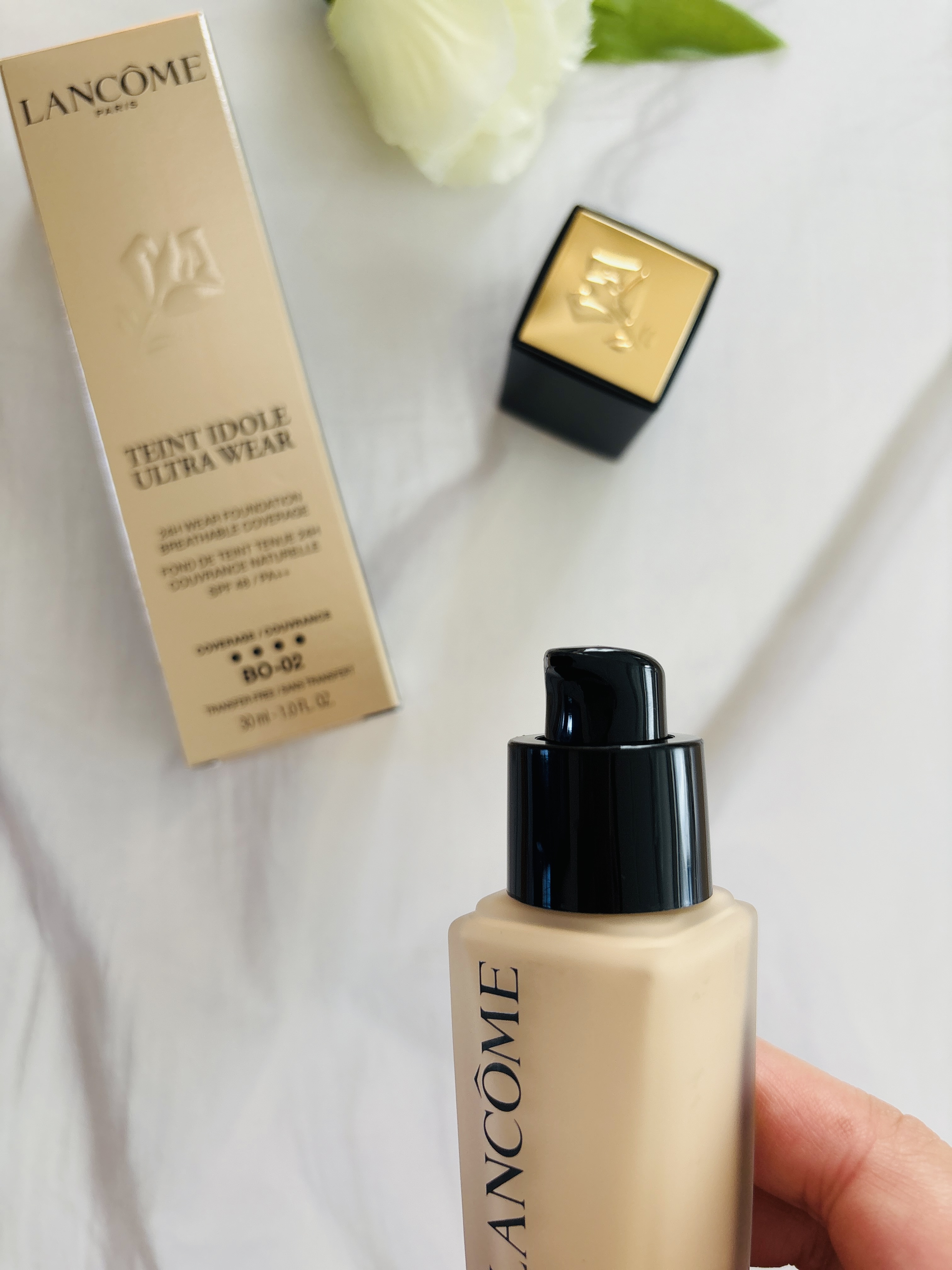 タンイドル ウルトラ ウェア リキッド N/LANCOME/リキッドファンデーションを使ったクチコミ（3枚目）