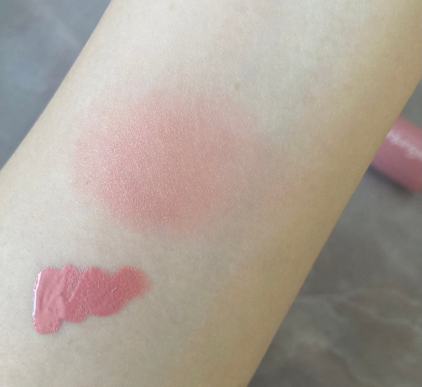 ウォンジョンヨ ベアブルームチーク/Wonjungyo/リキッドチークを使ったクチコミ(2枚目)