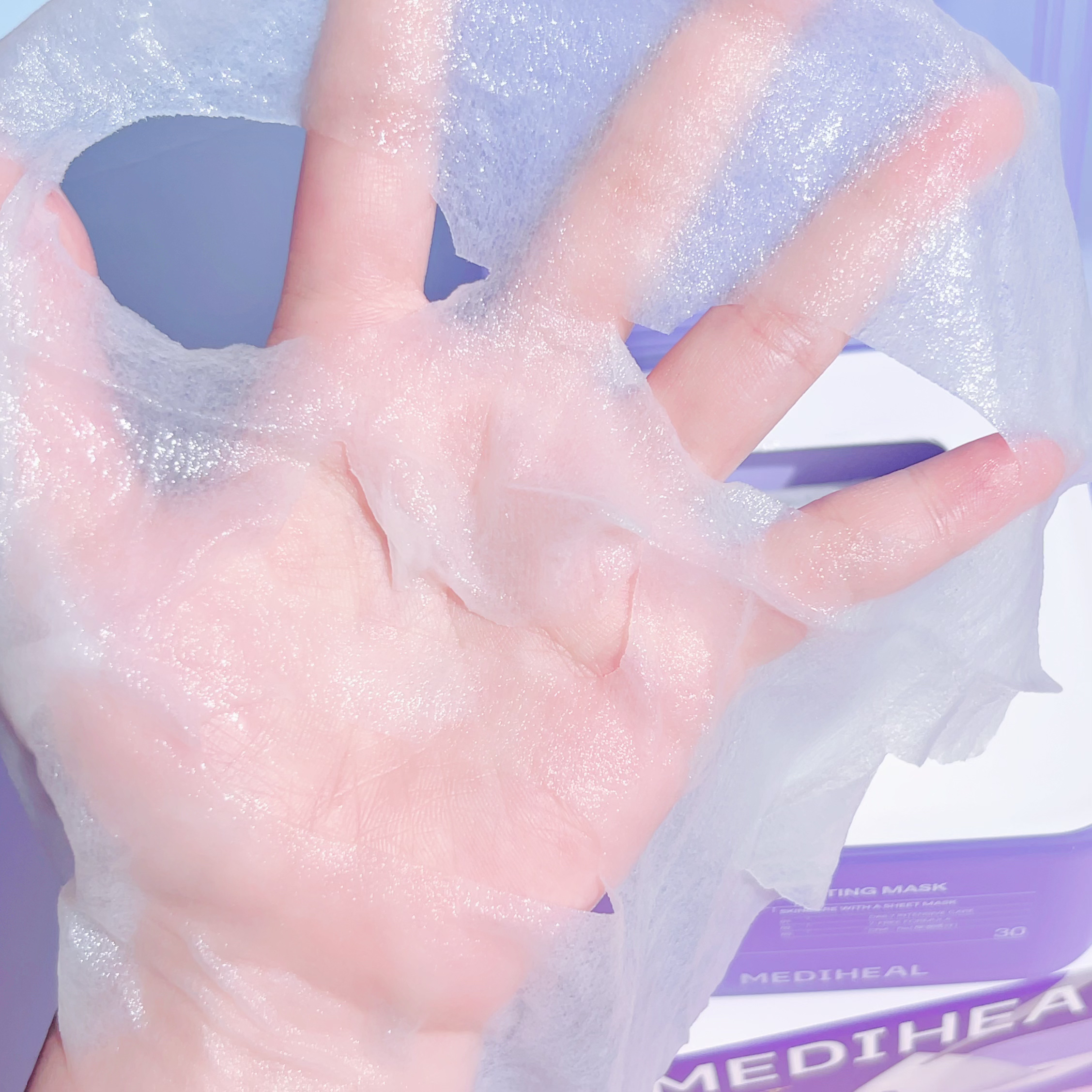 PDRN リフティングパッド/MEDIHEAL/トナーパッドを使ったクチコミ（3枚目）