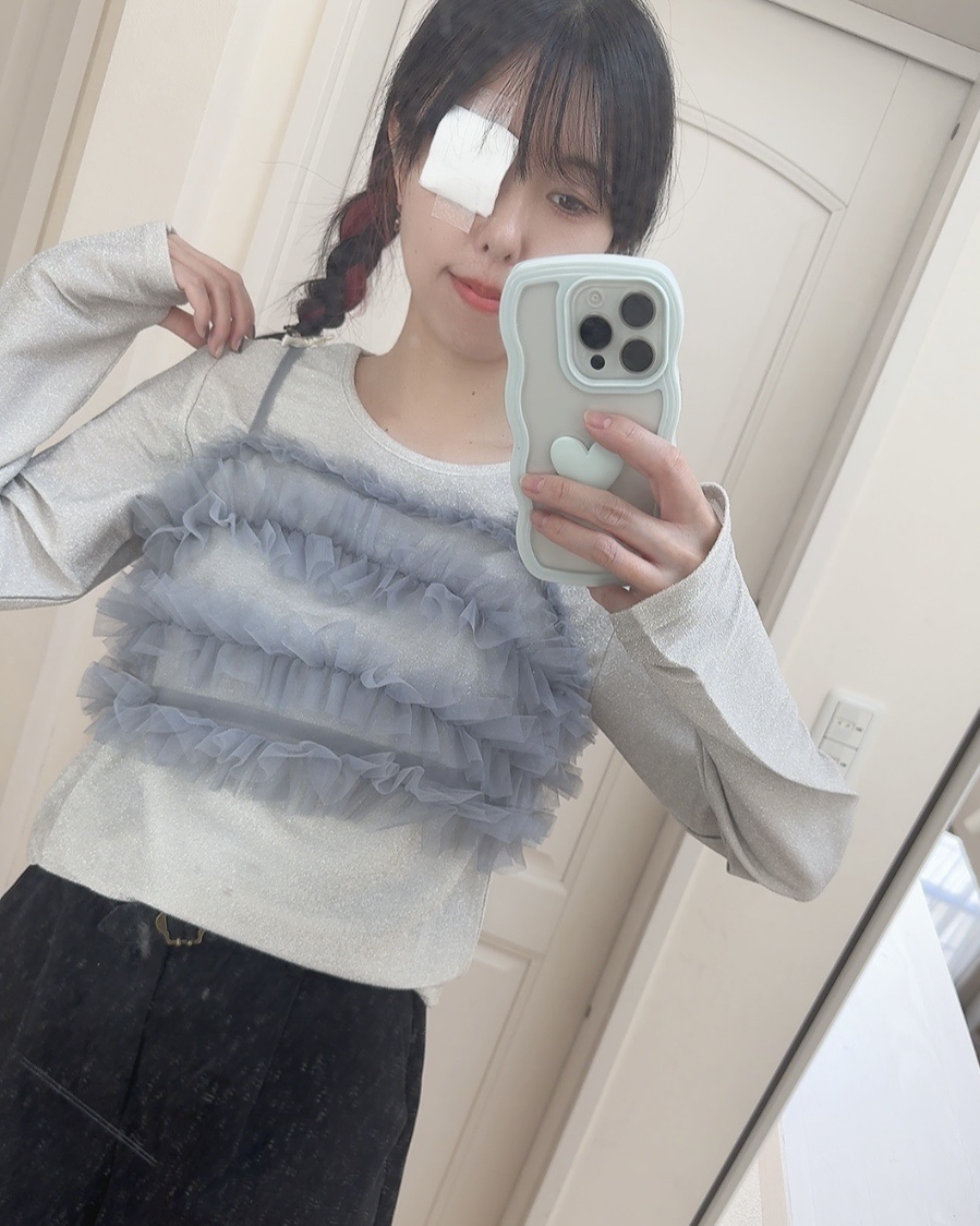 ラメトップス×チュールビスチェアンサンブル/GRL/その他を使ったクチコミ（1枚目）