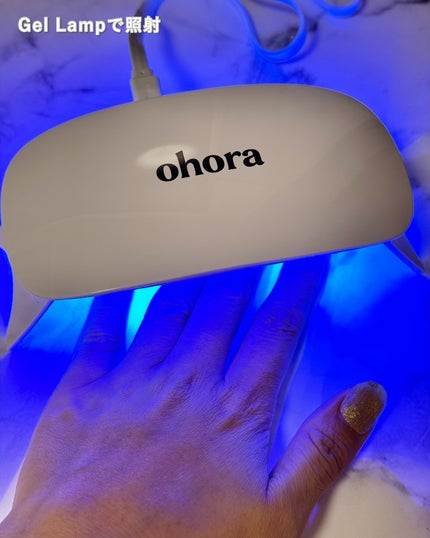 セミキュアジェルネイル(ハンド)/ohora/ネイルシールを使ったクチコミ(5枚目)