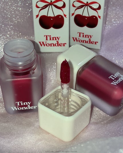 ハイパーデューイリップティント/Tiny Wonder/リップティントを使ったクチコミ(3枚目)