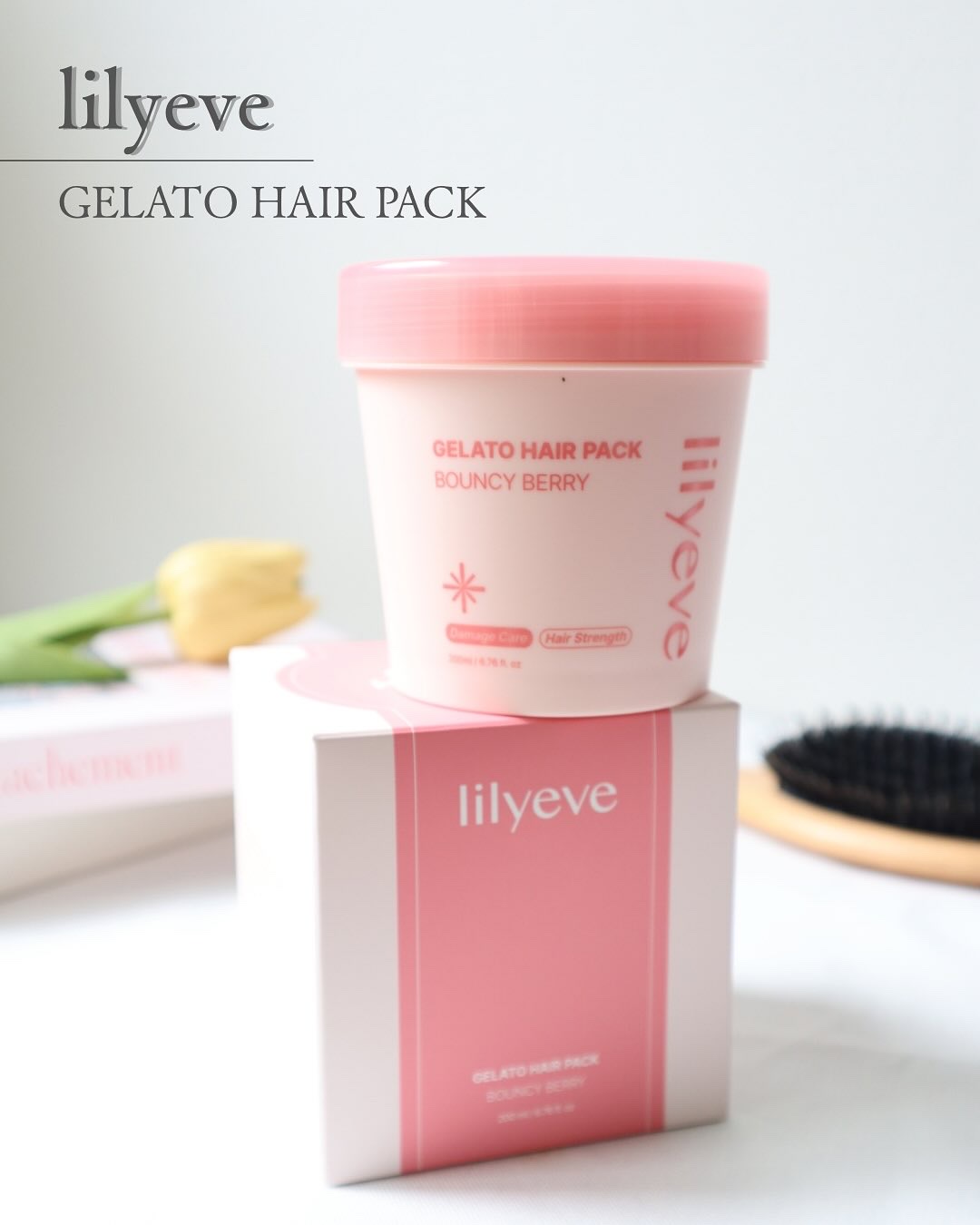 リペアターンジェラートヘアパック バウンシーベリー/リリーイブ/洗い流すヘアトリートメントを使ったクチコミ（1枚目）