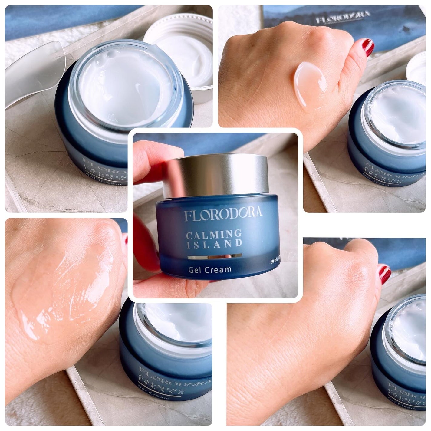 フローロドラ カーミングアイランドジェルクリーム/Florodora/フェイスクリームを使ったクチコミ(7枚目)