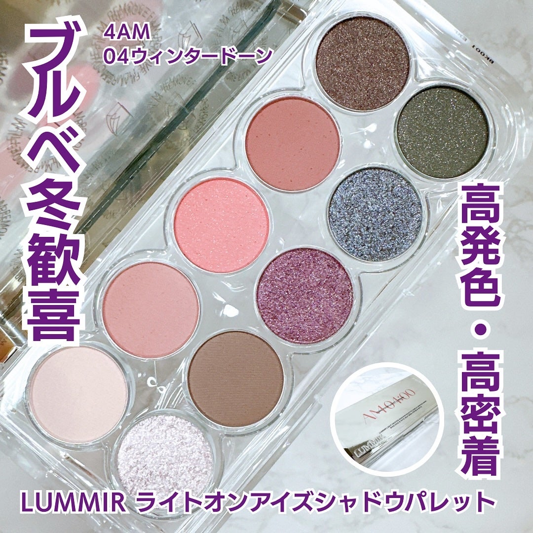 ライトオンアイズシャドウパレット/ルミル/アイシャドウパレットを使ったクチコミ(1枚目)