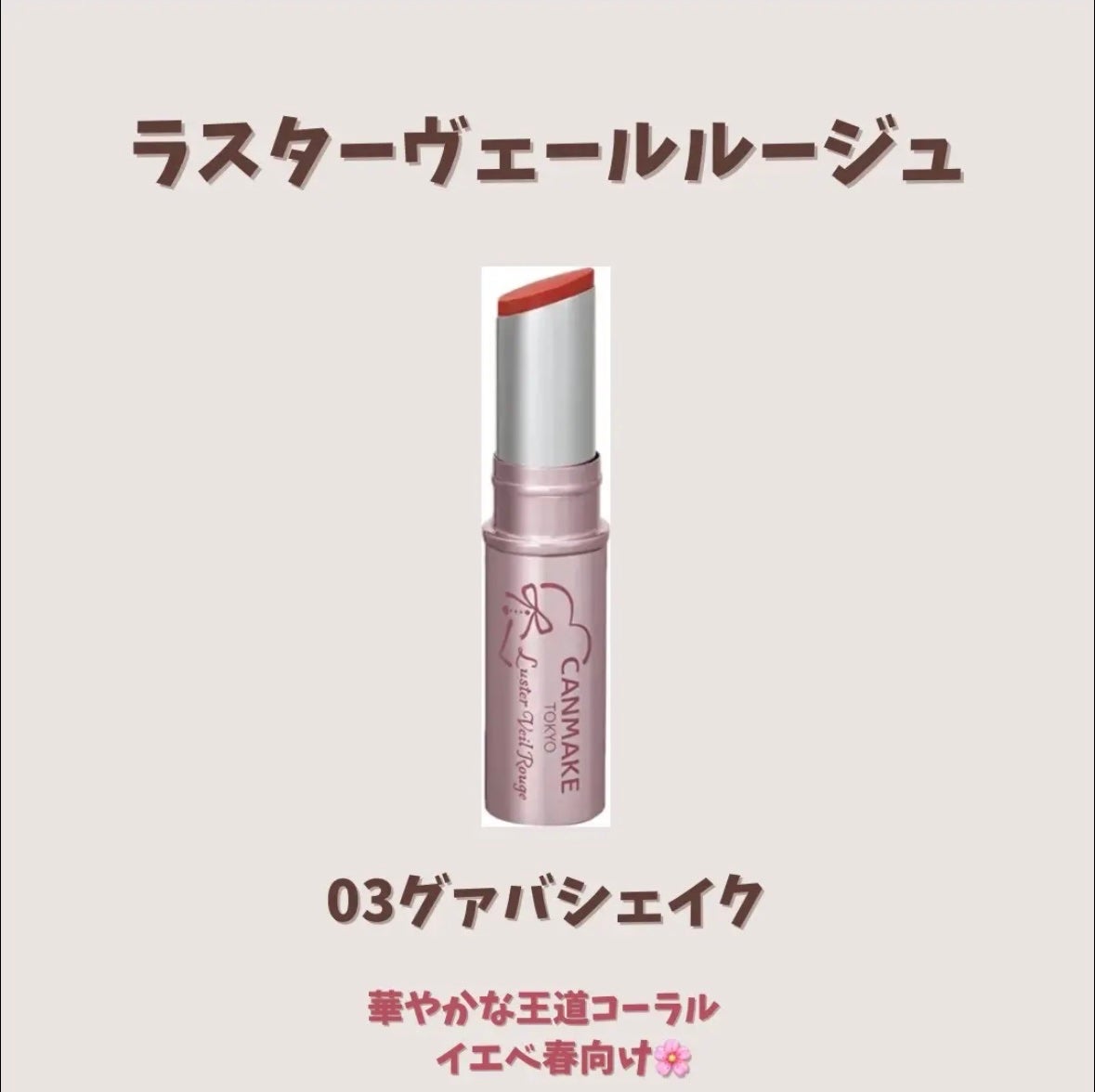 ラスターヴェールルージュ/キャンメイク/口紅を使ったクチコミ(4枚目)