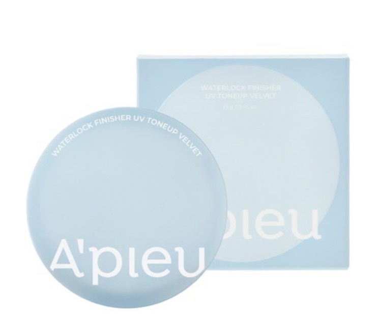 アピュー ウォーターロックフィニッシャー UVトーンアップ/A’pieu/プレストパウダーを使ったクチコミ（1枚目）