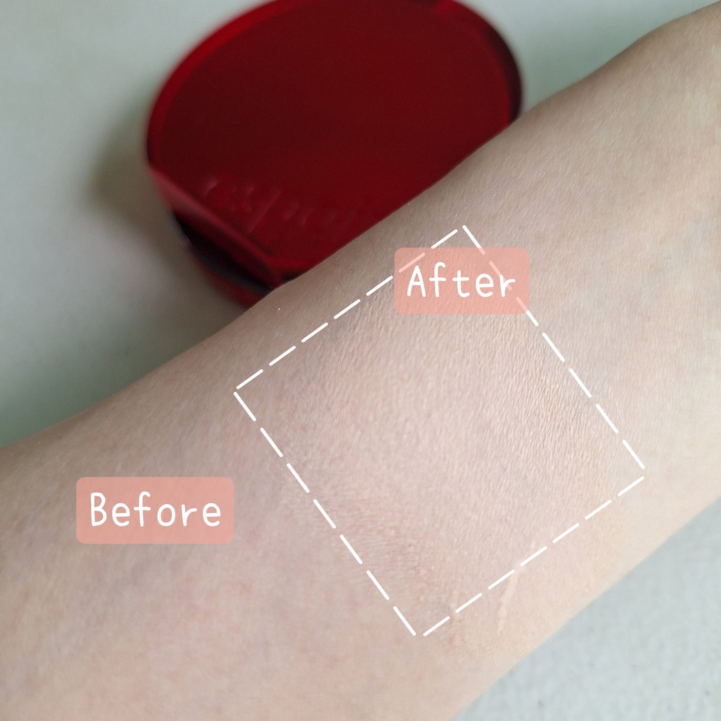 ビーベルベットカバークッション/espoir/クッションファンデーションを使ったクチコミ(2枚目)