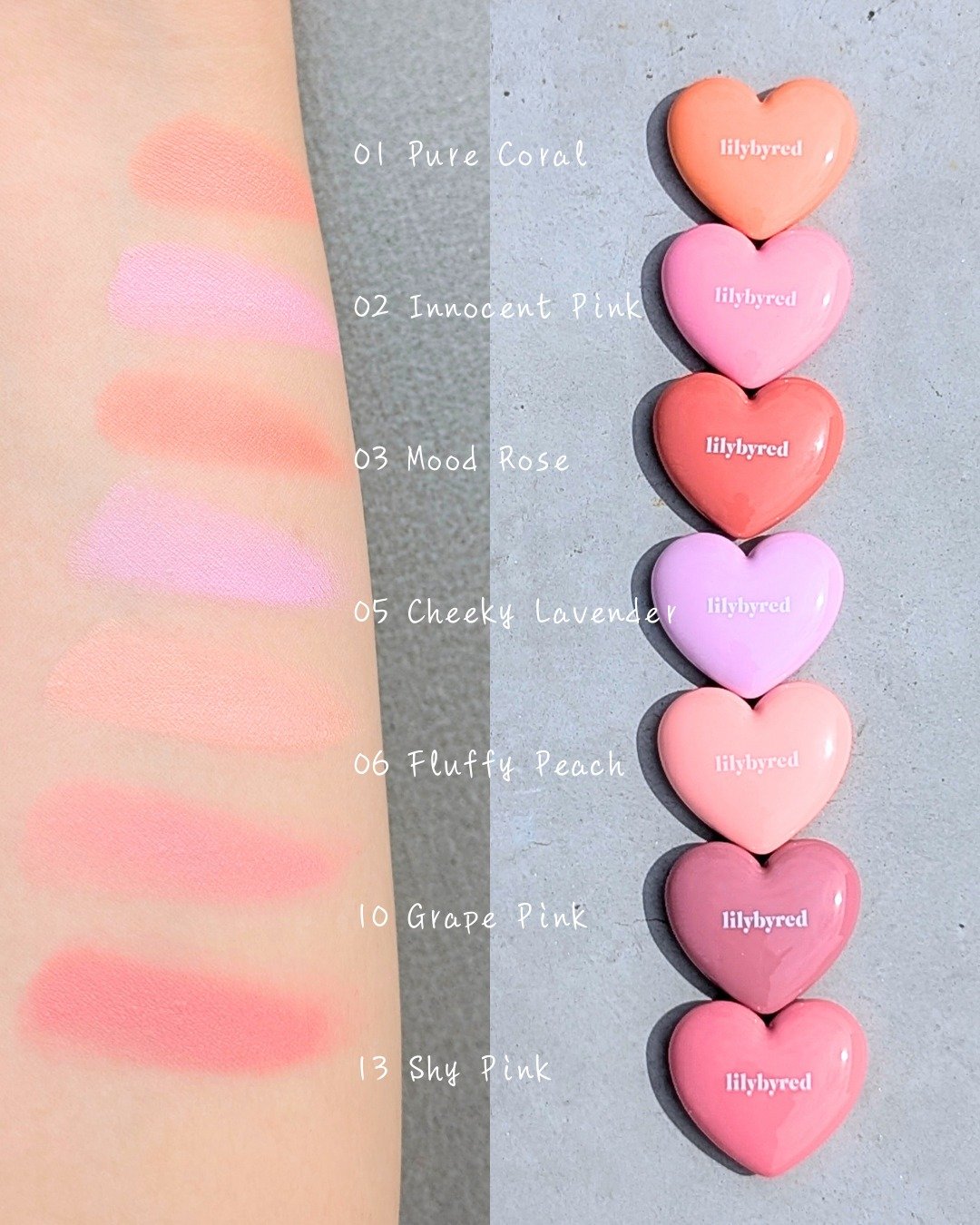 ラヴ ビーム チークバーム/lilybyred/ジェル・クリームチークを使ったクチコミ（2枚目）