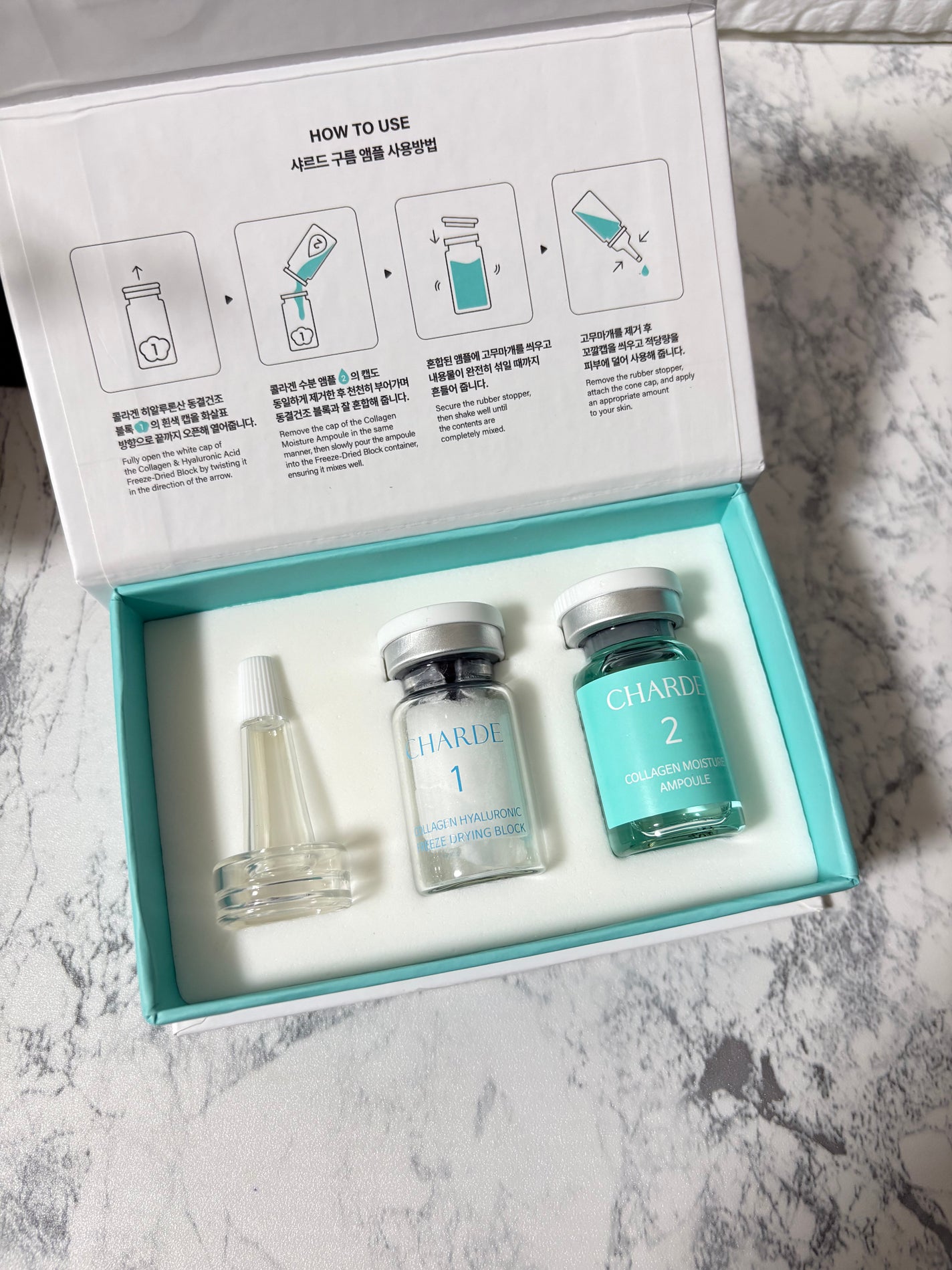 クラウドアンプル 1week キット/CHARDE/美容液を使ったクチコミ(2枚目)