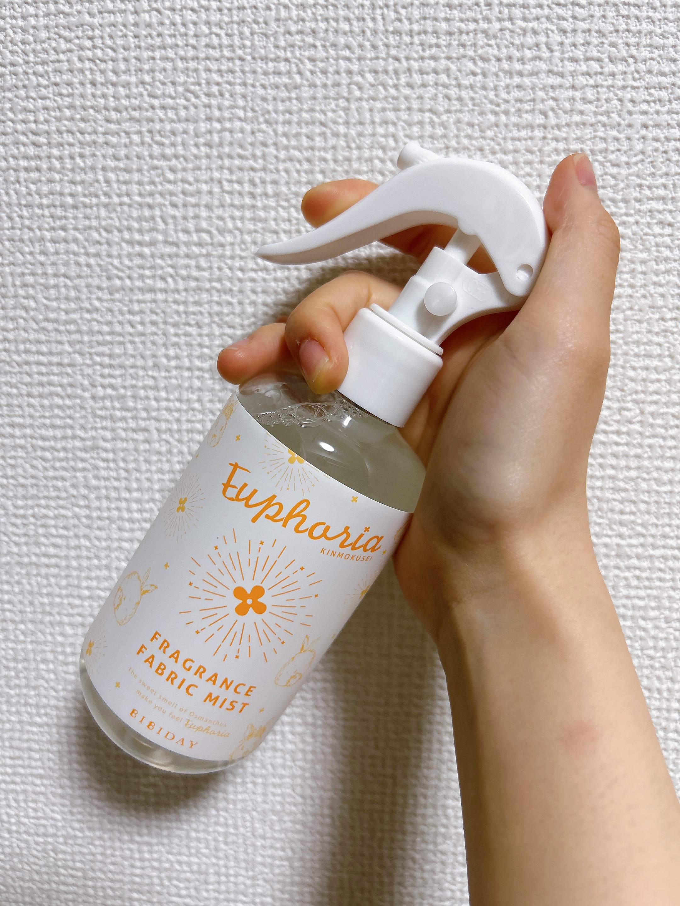 ユーフォリア・キンモクセイファブリックミスト/BIBIDAY/ファブリックミストを使ったクチコミ（3枚目）