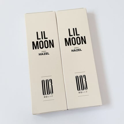 LILMOON 1day 0.03ZERO ゼロヘーゼル/LILMOON/ワンデー(1DAY)カラコンの画像