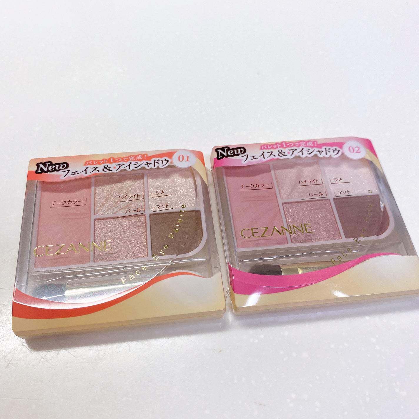 フェイスアイパレット/CEZANNE/アイシャドウを使ったクチコミ(5枚目)