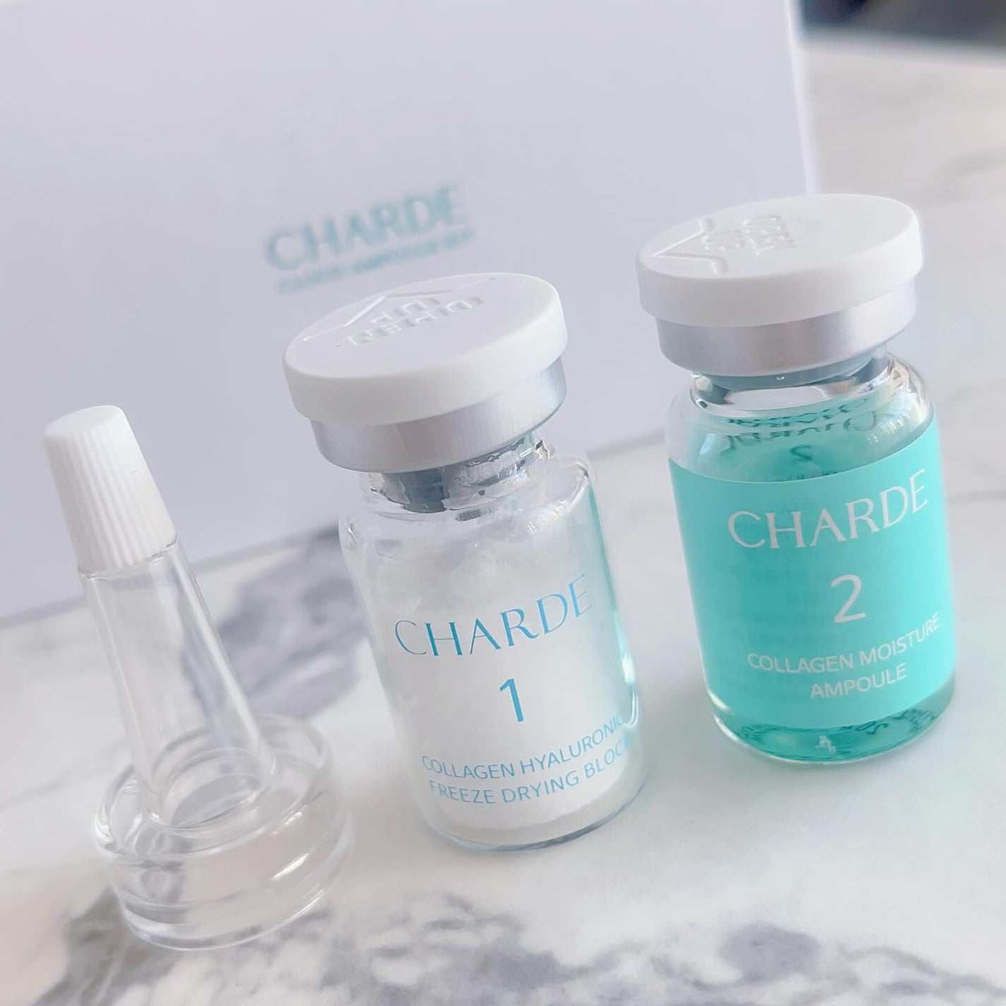 クラウドアンプル 1week キット/CHARDE/美容液を使ったクチコミ(2枚目)