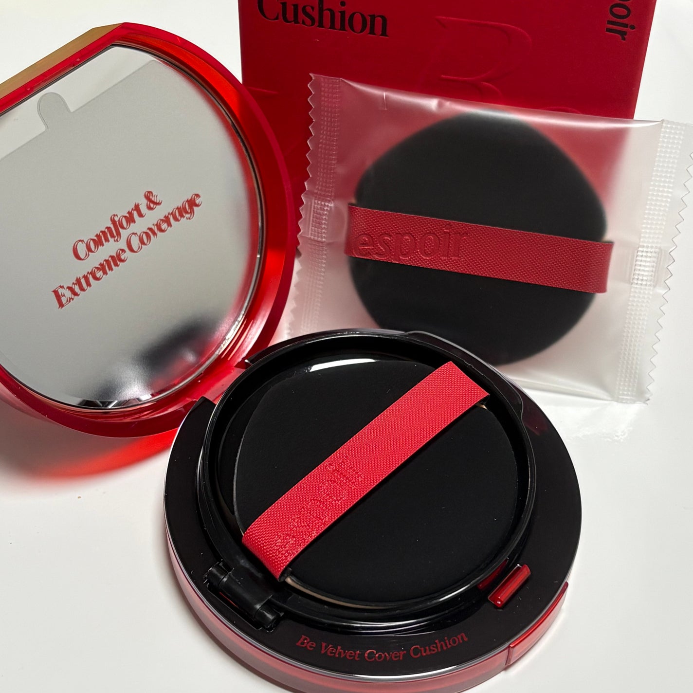 ビーベルベットカバークッション/espoir/クッションファンデーションを使ったクチコミ(2枚目)