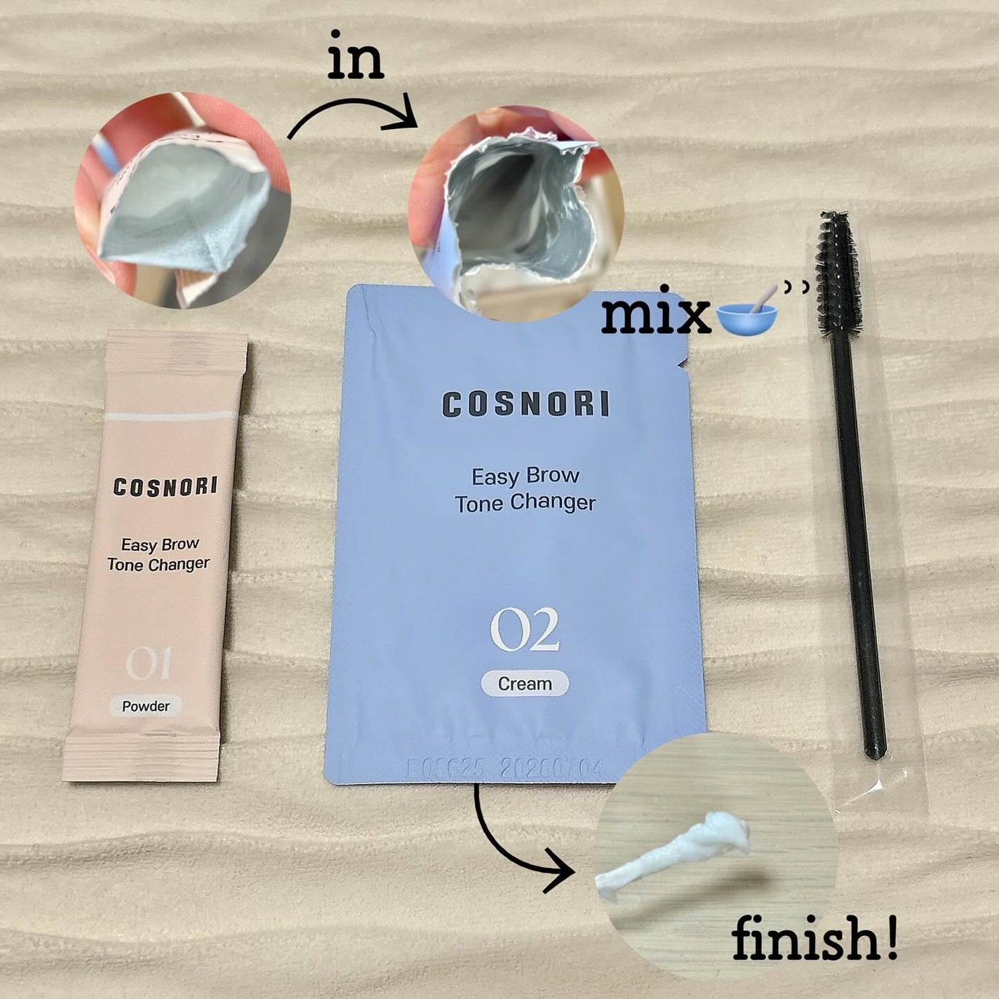 イージーブロウトーンチェンジャー/COSNORI/その他アイブロウを使ったクチコミ(2枚目)