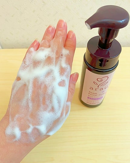 arau.(アラウ.) 泡フェイスソープ 本体150mL/arau.(アラウ)/泡洗顔の画像