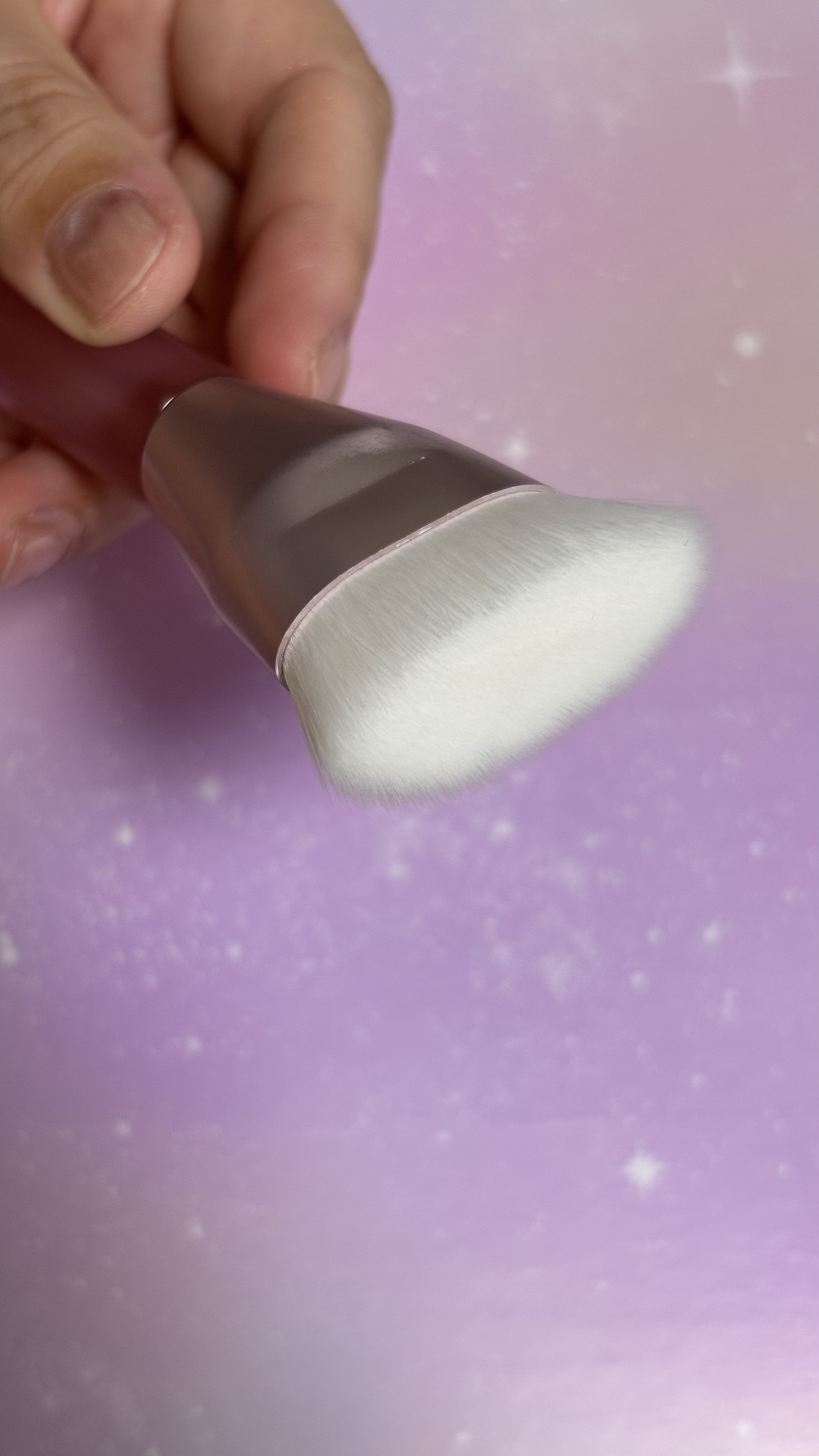 フラットファンデーションブラシ/Kyumme/メイクブラシを使ったクチコミ（3枚目）