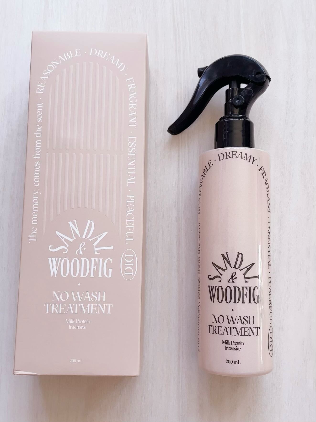 ミルクプロテインインテンシブ ノーウォッシュアンプルトリートメント サンダルウッドフィグ/odiD/ヘアミルクを使ったクチコミ（3枚目）