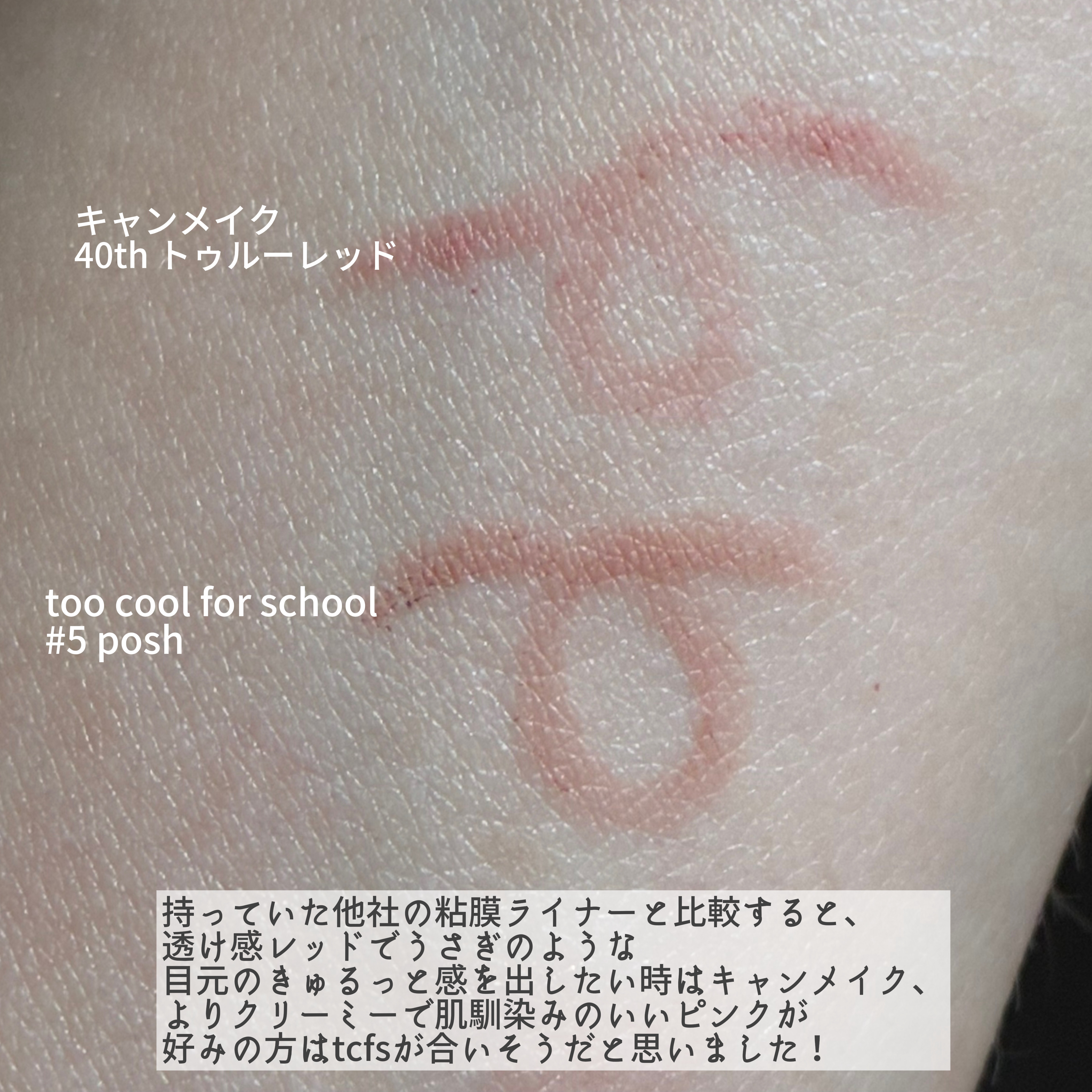 アートクラス スマージングアンダーライナー/too cool for school/ペンシルアイライナーを使ったクチコミ（3枚目）