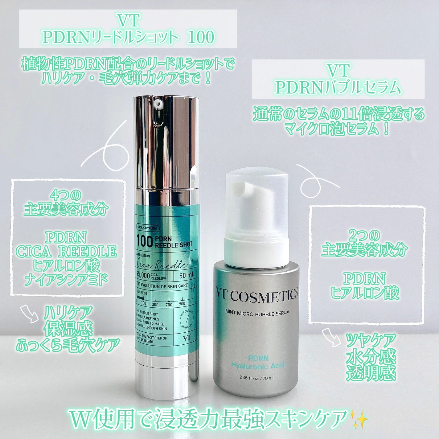 PDRN リードルショット100/VT/ブースター・導入液を使ったクチコミ(2枚目)