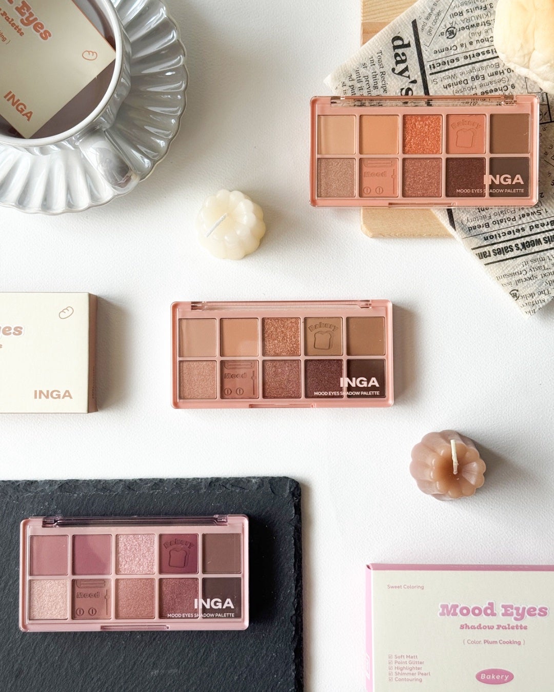 ムードアイズシャドウパレット/INGA/アイシャドウパレットを使ったクチコミ(1枚目)