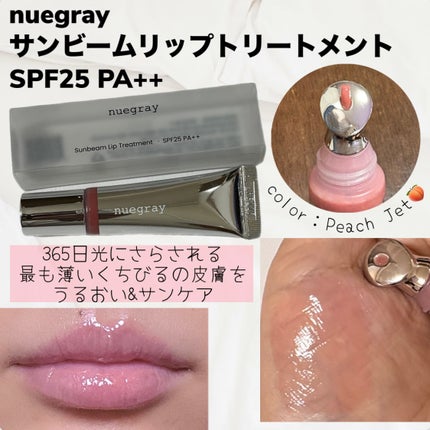 サンビームリップトリートメント/nuegray/リップ美容液を使ったクチコミ(1枚目)