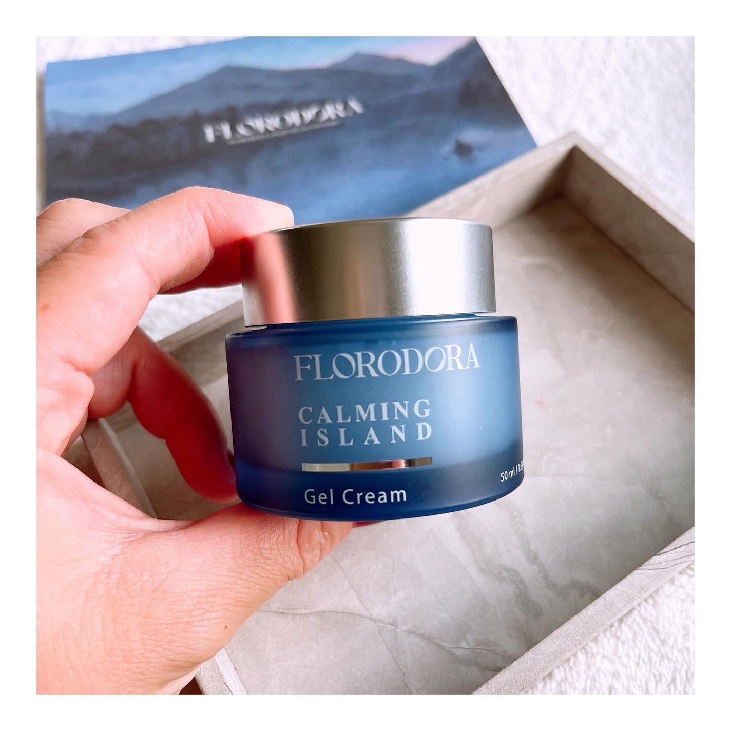 フローロドラ カーミングアイランドジェルクリーム/Florodora/フェイスクリームを使ったクチコミ(5枚目)