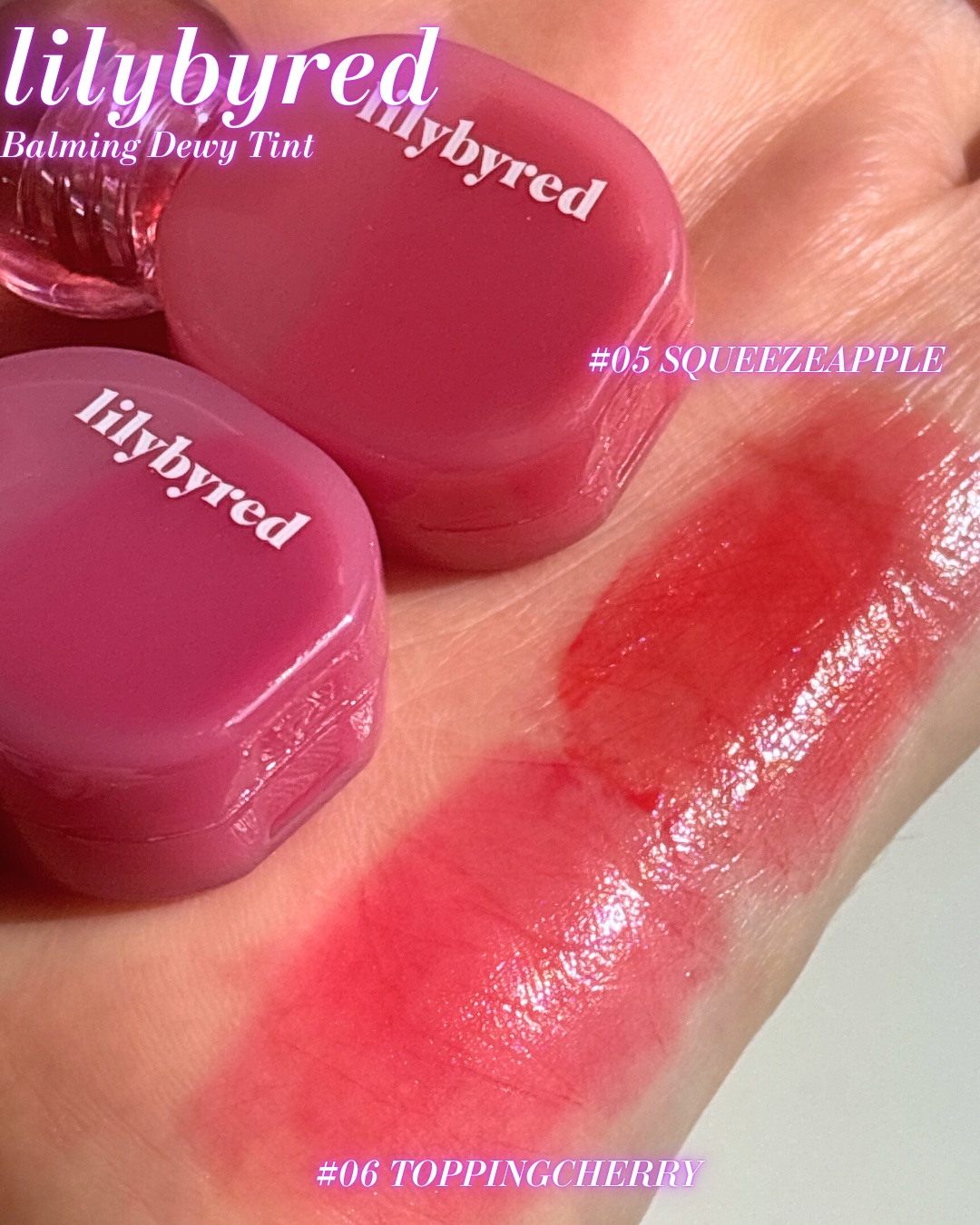 Balming Dewy Tint/lilybyred/リップティントを使ったクチコミ（2枚目）