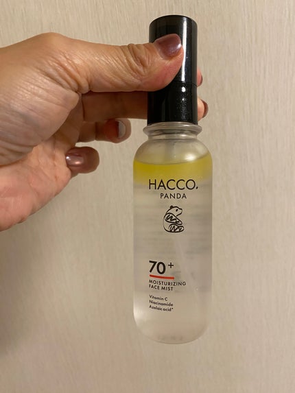 ハッコウパンダ メイクの上から発酵保湿ミスト/HACCO.PANDA/ミスト状化粧水を使ったクチコミ(2枚目)