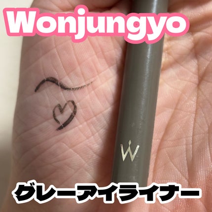 ウォンジョンヨ ドローイングライナー 03 グレージュ/Wonjungyo/リキッドアイライナーの画像