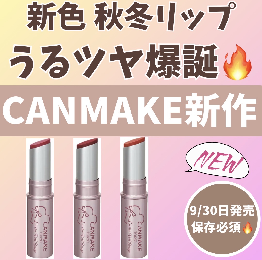 ラスターヴェールルージュ/キャンメイク/口紅を使ったクチコミ（1枚目）